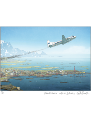 Krüger & Krogh kunsttrykk - «Takeoff Andenes»