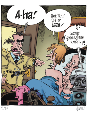 Rutetid kunsttrykk - «A-ha!»