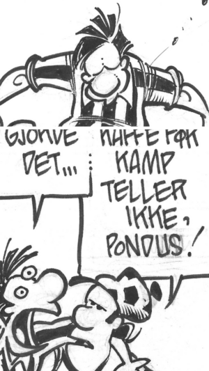 Pondus-original stripe #2273: Klassisk lyskestrekk