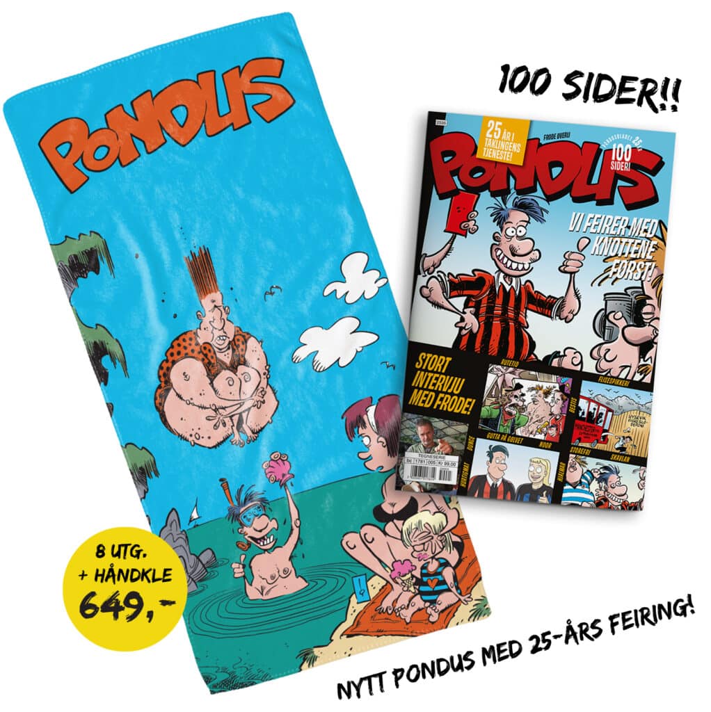 Pondus abonnement med håndkle som premie