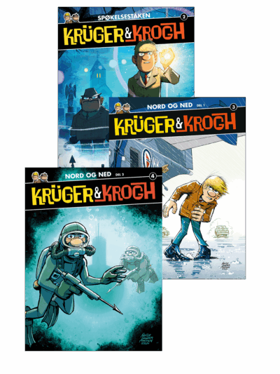 Krüger & Krogh-pakke! Bok 2-4