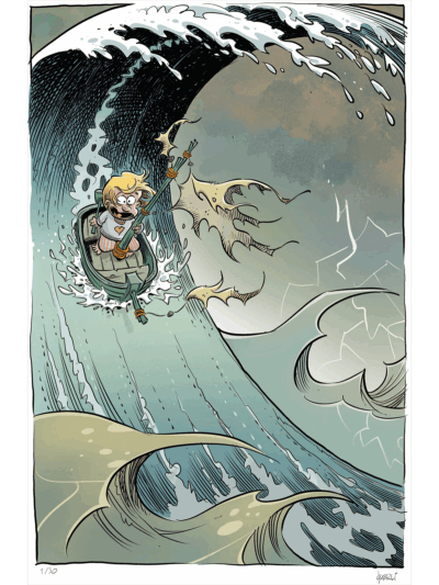 Frida kunsttrykk «Bølgen»