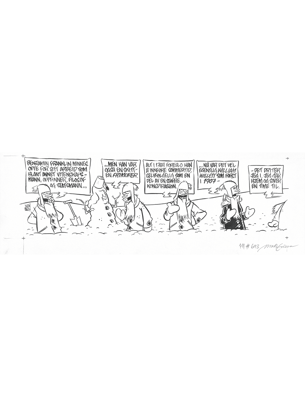 M originalstripe #693 «Selektiv opplysning»