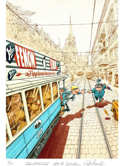 Krüger & Krogh kunsttrykk - «Showdown Sagene»