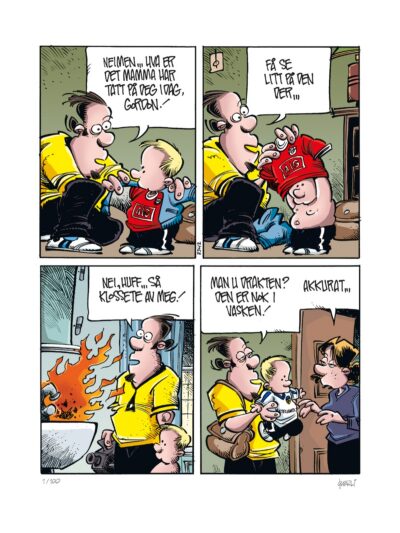 Jokke kunsttrykk - «Vaskes på 1000 grader»