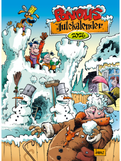 Pondus julekalender 2026 med sjokolade