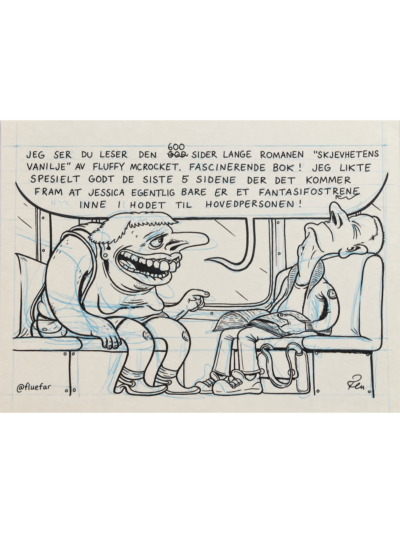 Fagprat originaltegning «Spoiler alert»