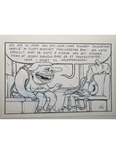 Fagprat originaltegning «Spoiler alert»